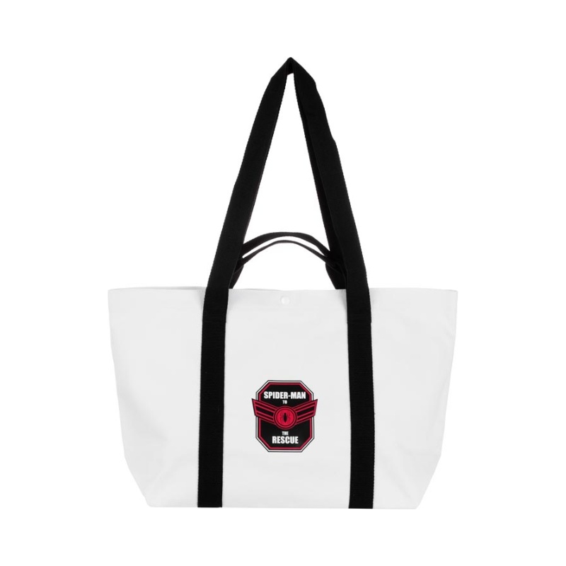 Bolso de hombro MARVEL blanco y negro
