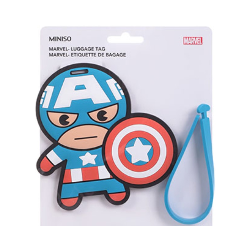 Marvel Etiqueta de equipaje Capitan America