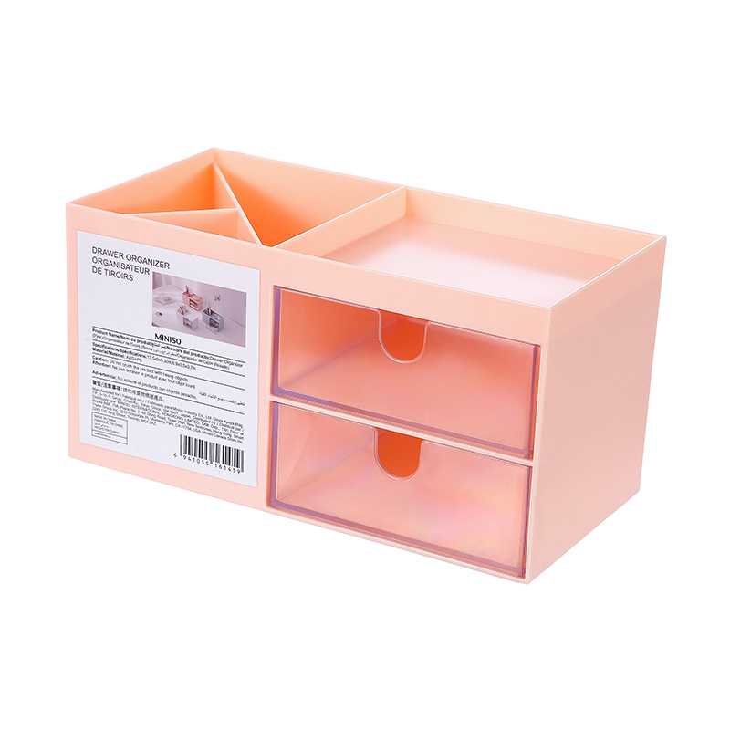 Organizador de cajones rosa