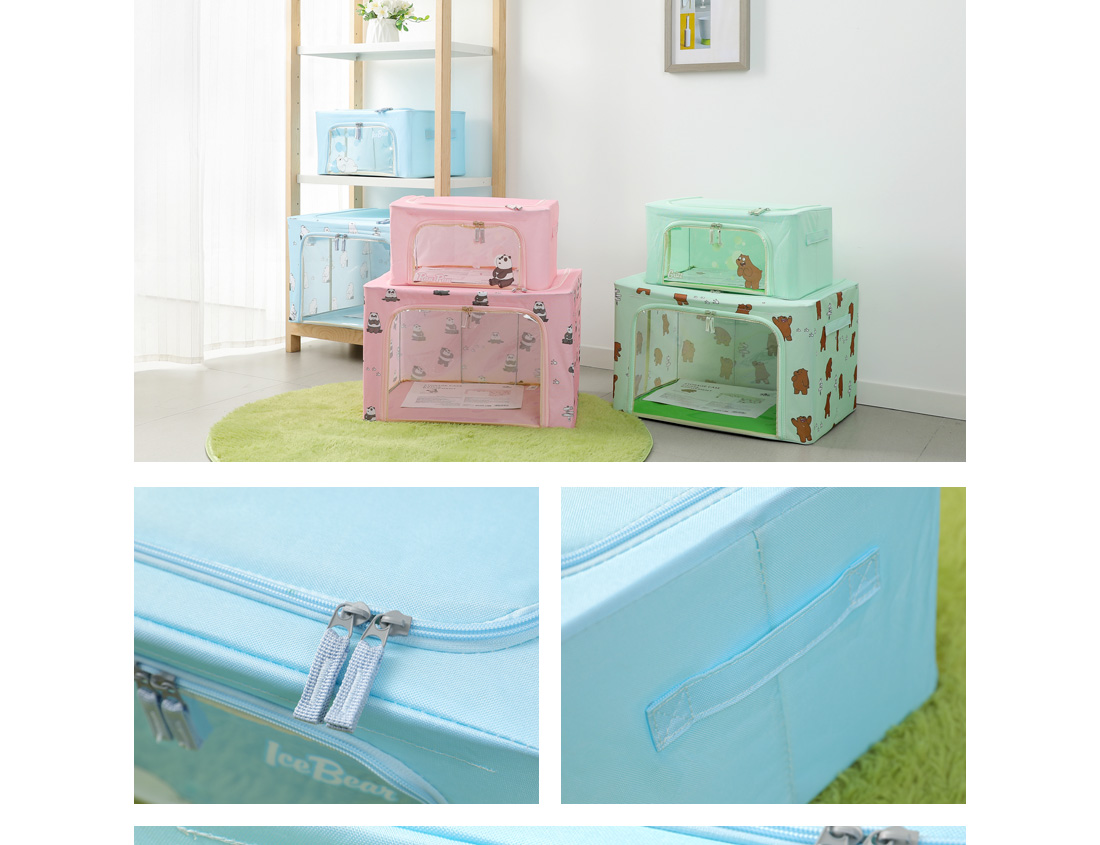 Caja de almacenamiento de la colección We Bare Bears Polar